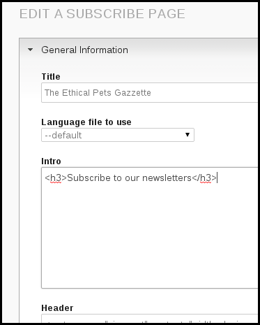 general information 