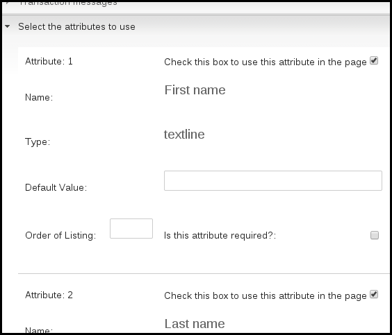 attributes on subscribe pages phpList