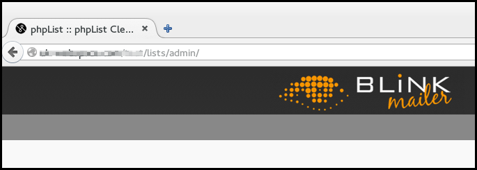 logged out of phpList