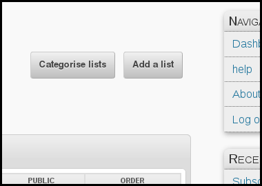 phpList how to bulk categorise lists